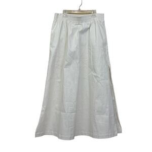 Line and Dot cream cotton maxiskirt, NWT, layering, thick, cabincore, simple